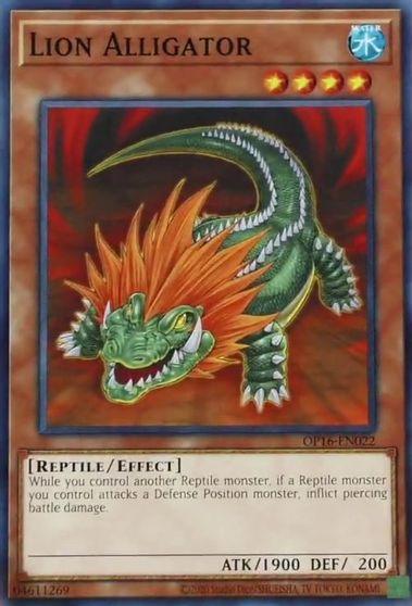 Lion Alligator [OP16-EN022] Common - Josh's Cards
