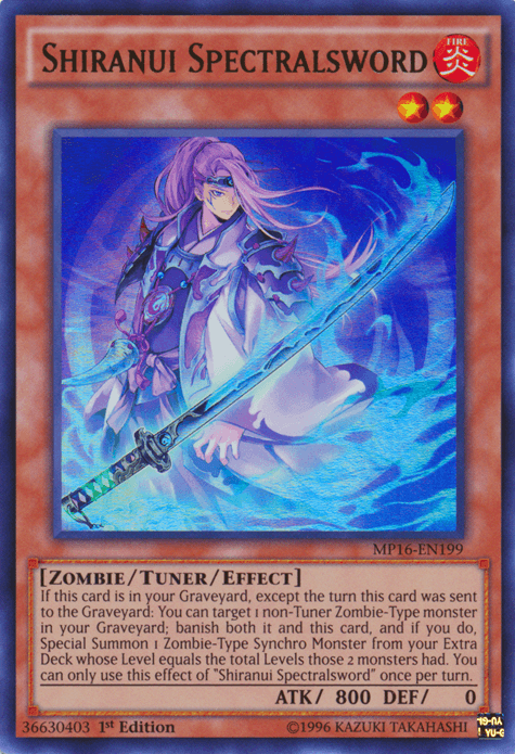 Shiranui Spectralsword [MP16-EN199] Ultra Rare - Josh's Cards