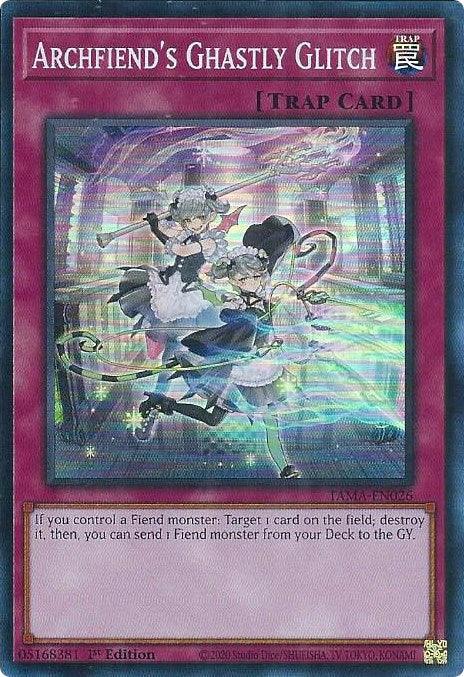 Archfiend's Ghastly Glitch [TAMA-EN026] Super Rare - Josh's Cards