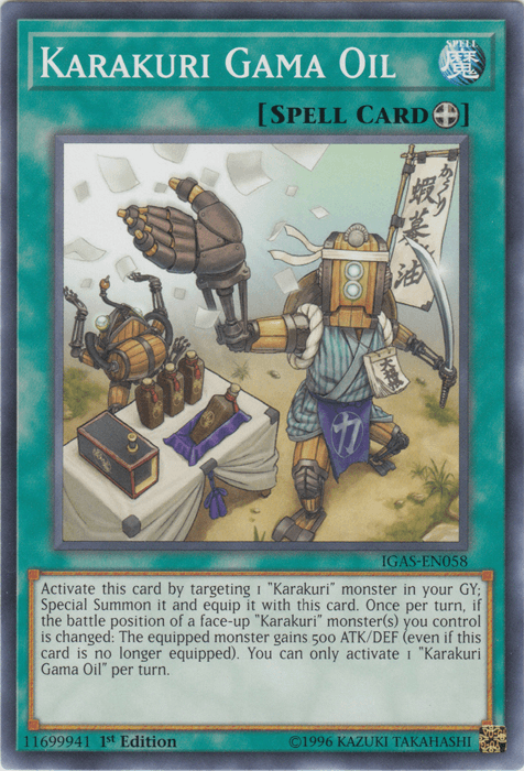 Karakuri Gama Oil [IGAS-EN058] Common - Josh's Cards