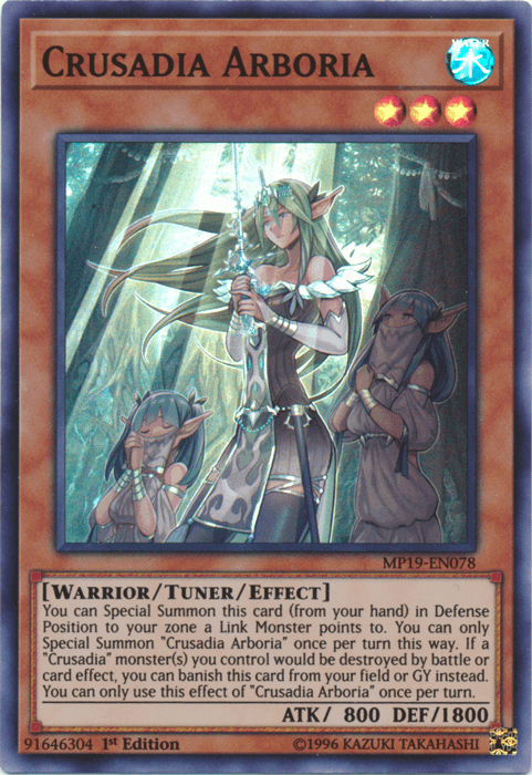 Crusadia Arboria [MP19-EN078] Super Rare - Josh's Cards
