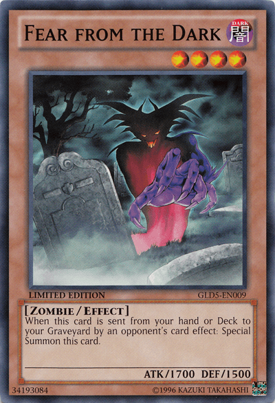 Fear from the Dark [GLD5-EN009] Common - Josh's Cards