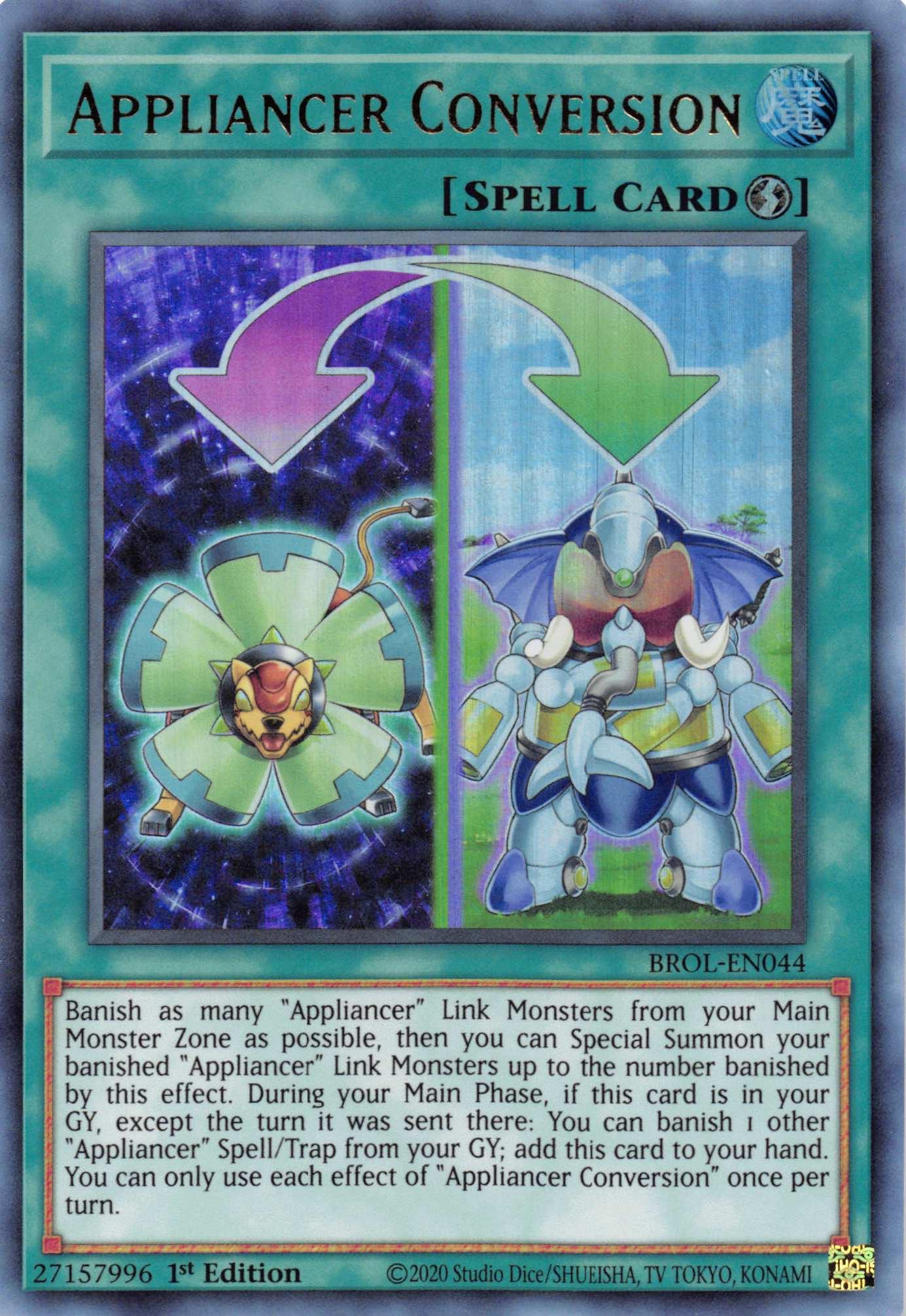 Appliancer Conversion [BROL-EN044] Ultra Rare - Josh's Cards