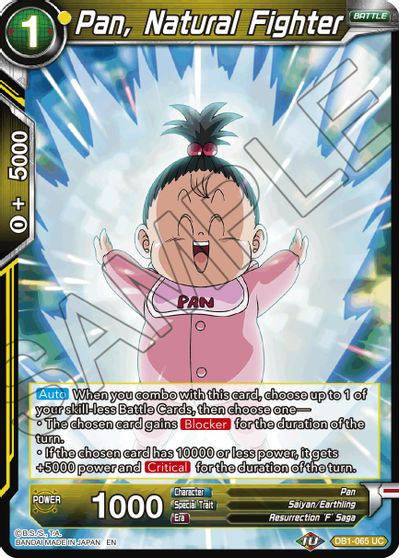 Pan, Natural Fighter (Reprint) (DB1-065) [Battle Evolution Booster] Parallel Foil