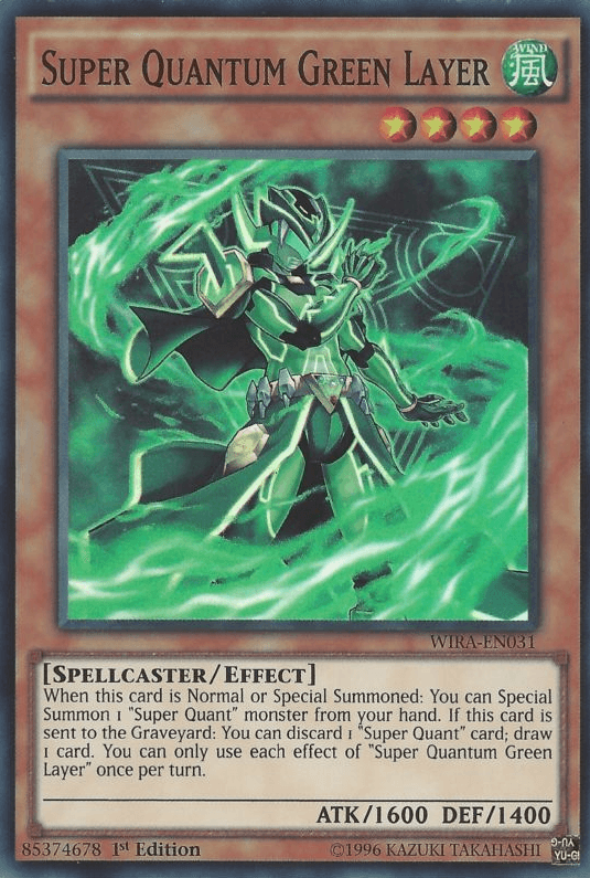Super Quantum Green Layer [WIRA-EN031] Super Rare - Josh's Cards