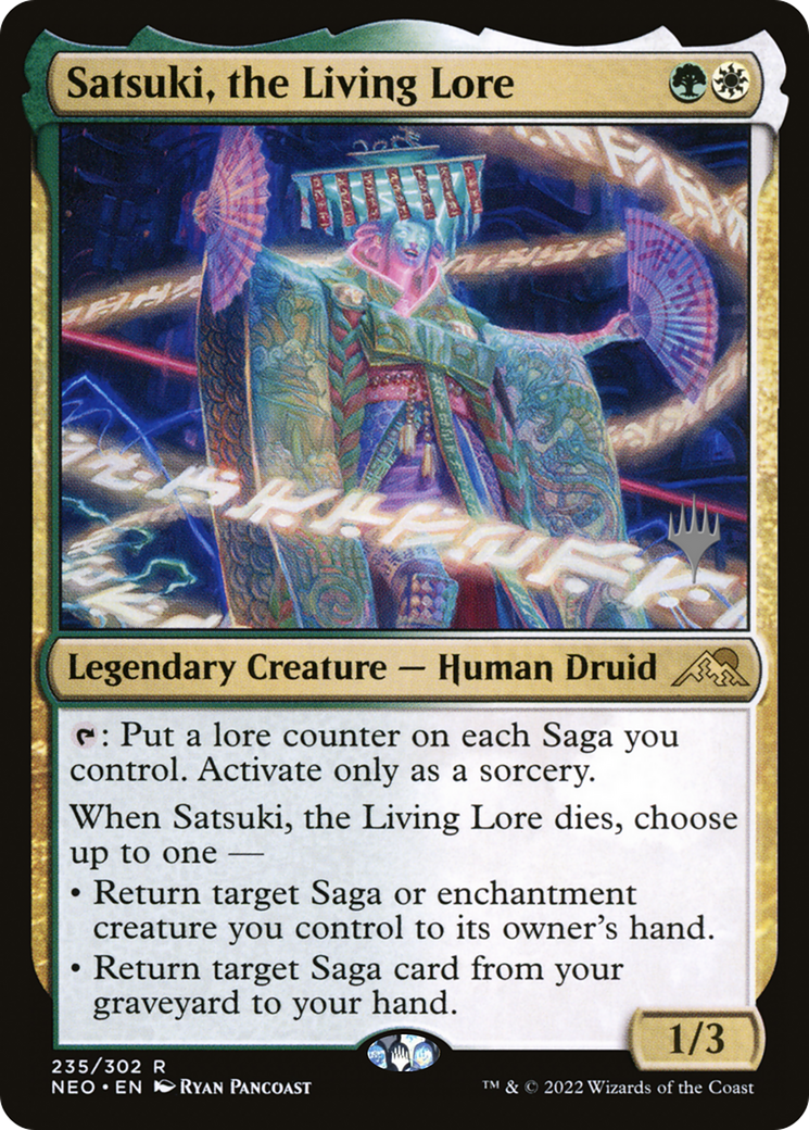 Satsuki, the Living Lore (PPNEO-235P) - Kamigawa: Neon Dynasty Promos