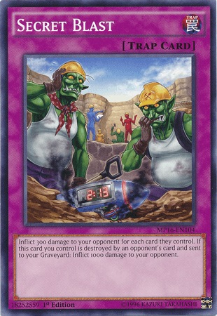 Secret Blast [MP16-EN104] Common - Josh's Cards