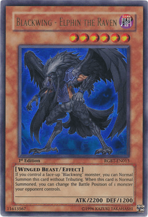 Blackwing - Elphin the Raven [RGBT-EN013] Ultra Rare - Josh's Cards
