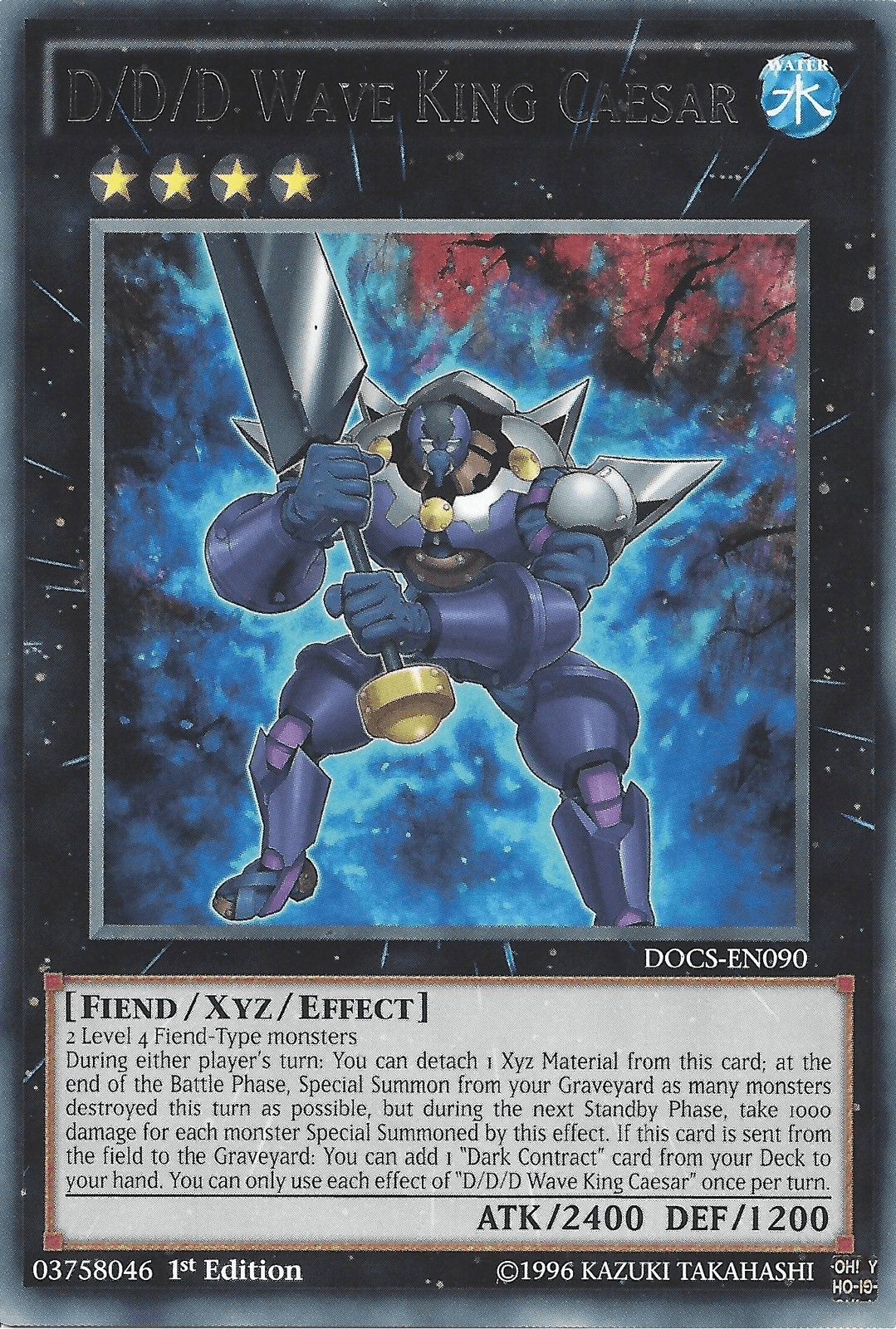D/D/D Wave King Caesar [DOCS-EN090] Rare - Josh's Cards