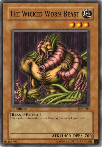The Wicked Worm Beast [SDK-004] Common - Josh's Cards