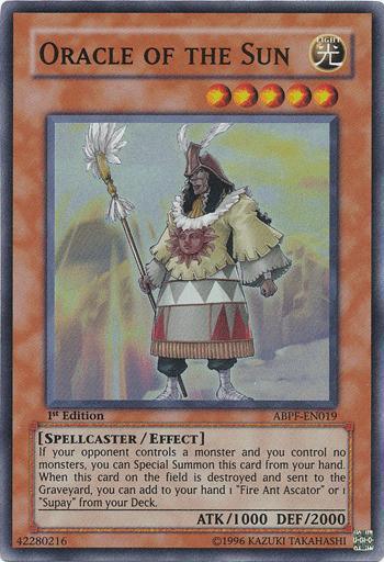 Oracle of the Sun [ABPF-EN019] Super Rare - Josh's Cards