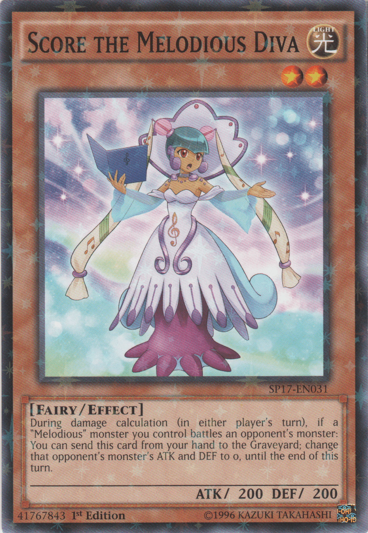Score the Melodious Diva [SP17-EN031] Starfoil Rare - Josh's Cards