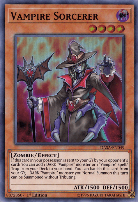 Vampire Sorcerer [DASA-EN049] Super Rare - Josh's Cards