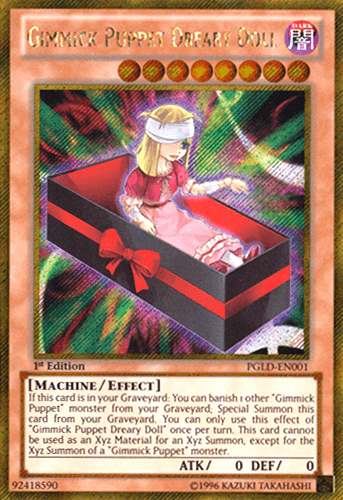 Gimmick Puppet Dreary Doll [PGLD-EN001] Gold Secret Rare - Josh's Cards