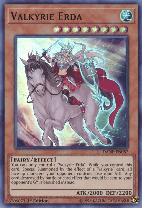Valkyrie Erda [DANE-EN087] Ultra Rare - Josh's Cards