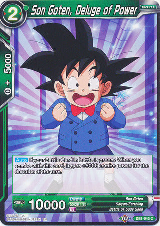 Son Goten, Deluge of Power (DB1-042) [Dragon Brawl] Parallel Foil
