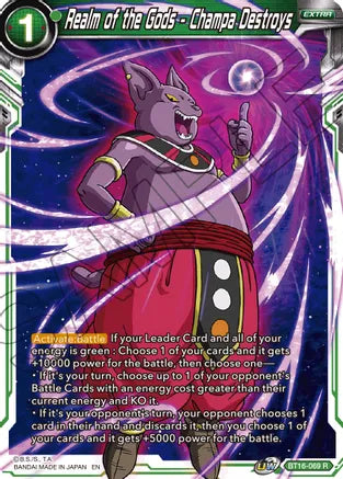 Realm of the Gods - Champa Destroys (BT16-069) [Realm of the Gods] Parallel Foil