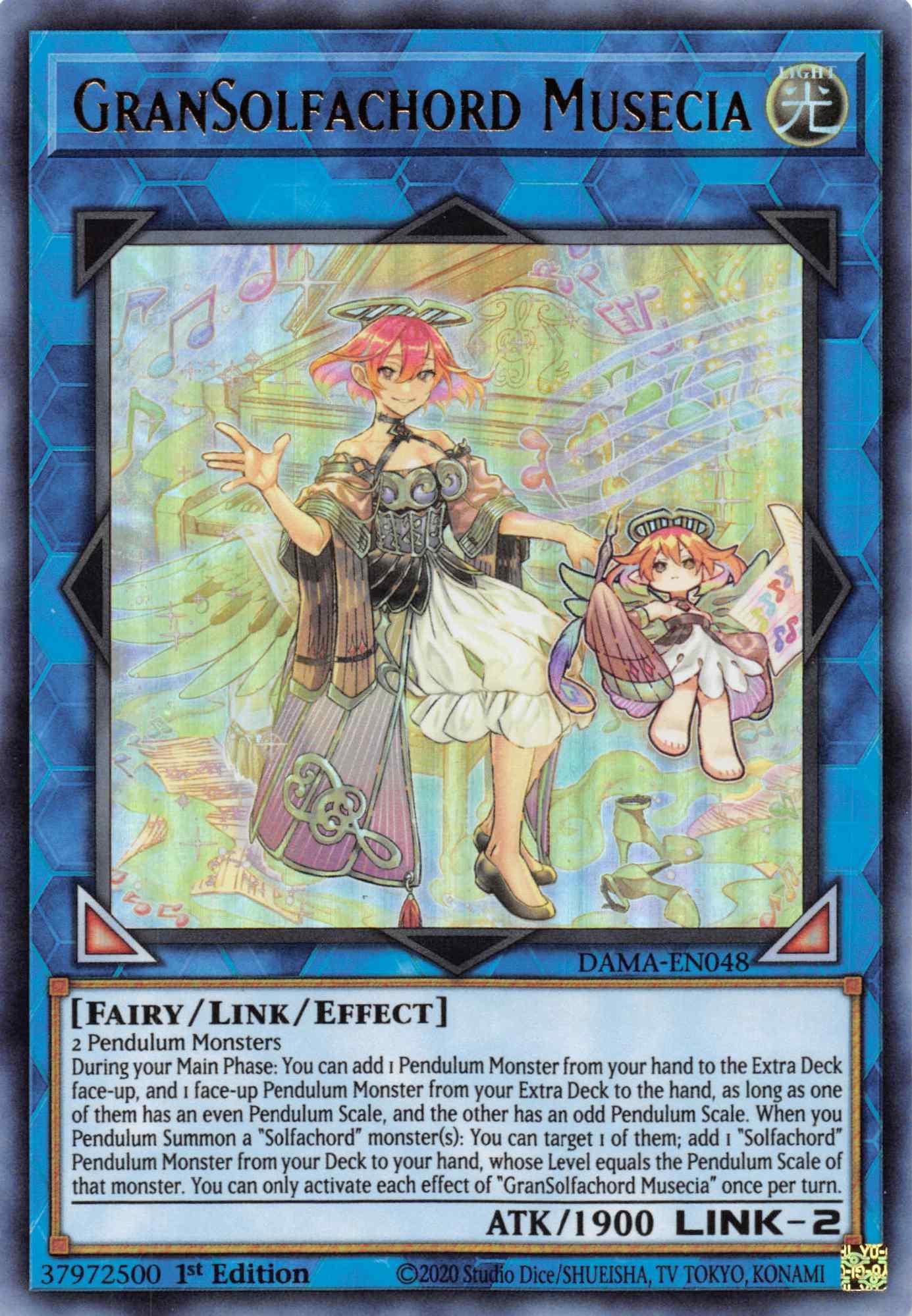 GranSolfachord Musecia [DAMA-EN048] Ultra Rare - Josh's Cards