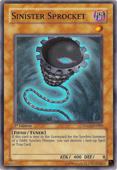Sinister Sprocket [TDGS-EN009] Super Rare - Josh's Cards