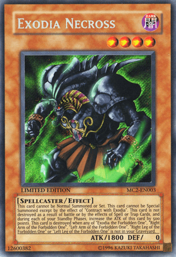 Exodia Necross [MC2-EN003] Secret Rare - Josh's Cards
