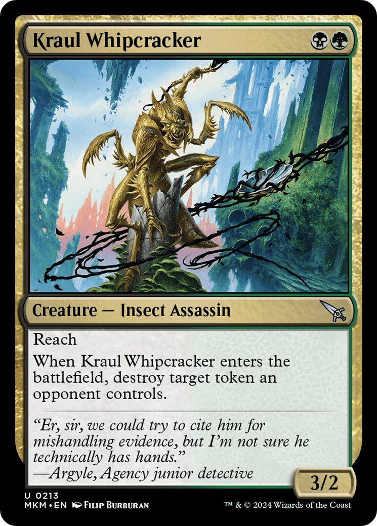 Kraul Whipcracker (Black) [Murders at Karlov Manor] - Josh's Cards