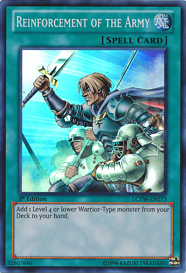 Reinforcement of the Army [LCYW-EN173] Super Rare - Josh's Cards