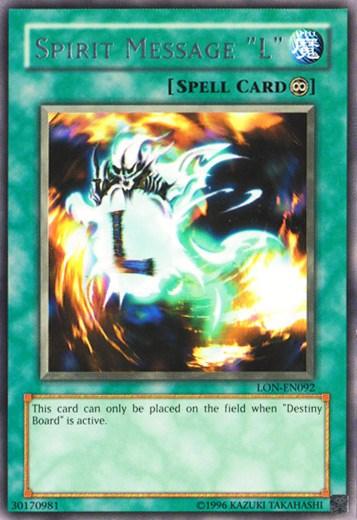 Spirit Message "L" [LON-EN091] Rare - Josh's Cards