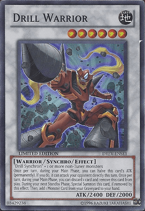 Drill Warrior [DREV-ENSE1] Super Rare - Josh's Cards