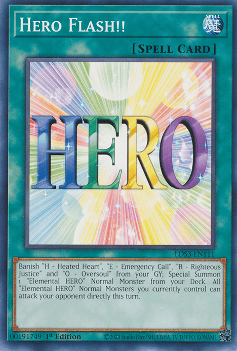 Hero Flash!! [LDS3-EN111] Common - Josh's Cards