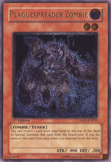 Plaguespreader Zombie (UTR) [CSOC-EN031] Ultimate Rare - Josh's Cards