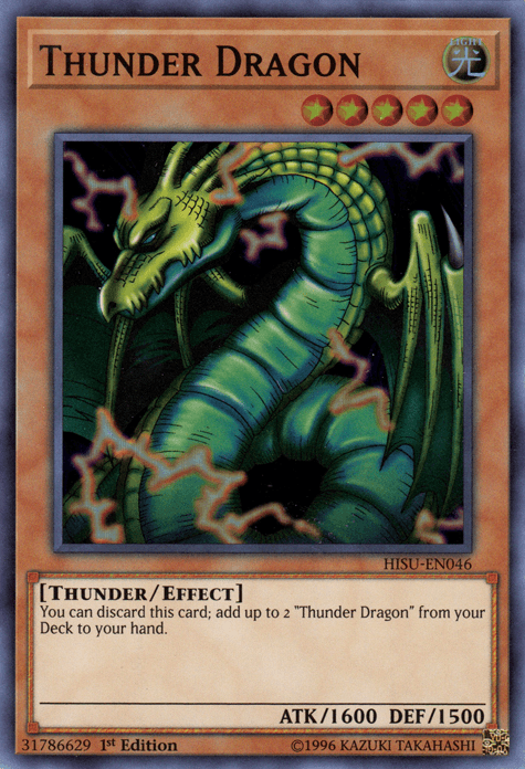 Thunder Dragon [HISU-EN046] Super Rare - Josh's Cards