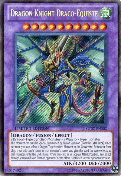Dragon Knight Draco-Equiste [CT07-EN003] Secret Rare - Josh's Cards