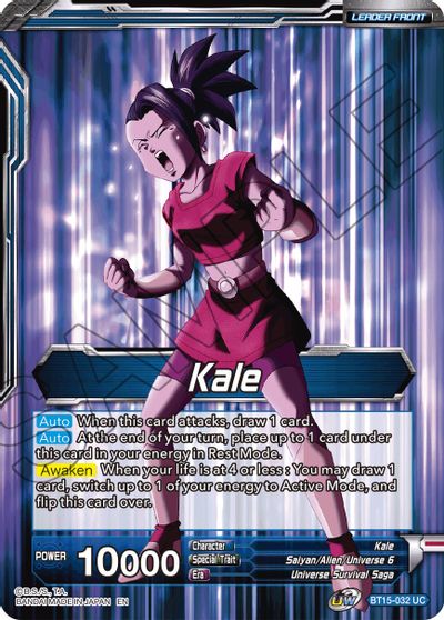 Kale // Kale, Demon of Universe 6 (BT15-032) [Saiyan Showdown] Parallel Foil