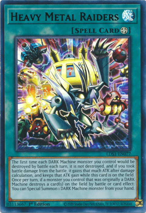 Heavy Metal Raiders (Green) [LDS1-EN077] Ultra Rare - Josh's Cards