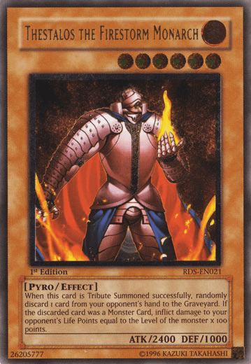 Thestalos the Firestorm Monarch [RDS-EN021] Ultimate Rare - Josh's Cards