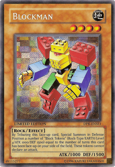 Blockman [DPK-ENSE1] Secret Rare - Josh's Cards