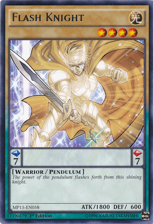 Flash Knight [MP15-EN058] Rare - Josh's Cards