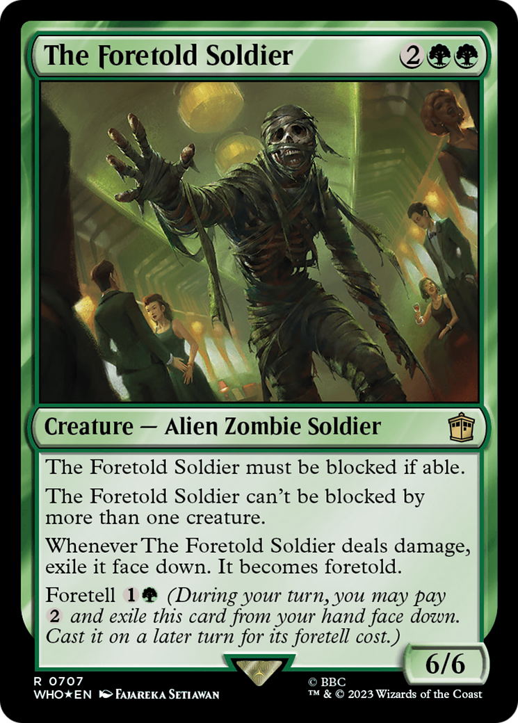 The Foretold Soldier (WHO-707) - Doctor Who Foil
