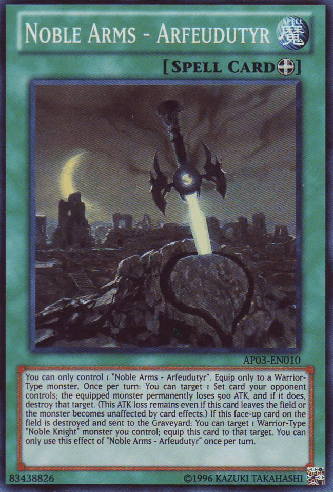 Noble Arms - Arfeudutyr [AP03-EN010] Super Rare - Josh's Cards