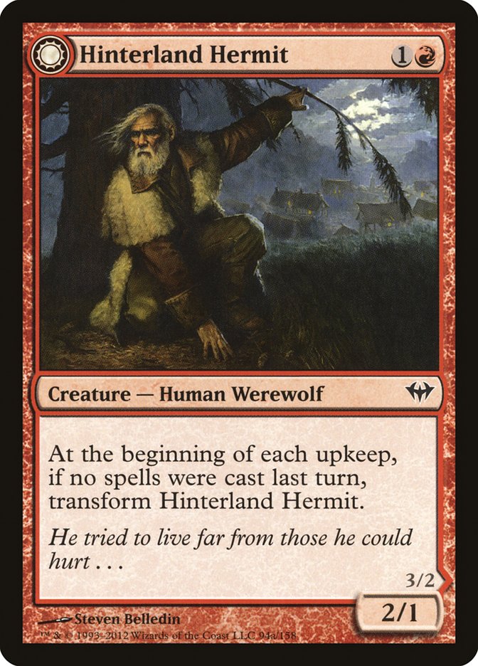 Hinterland Hermit // Hinterland Scourge (DKA-094) - Dark Ascension: (Double Faced Transform) Foil