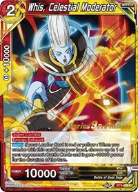 Whis, Celestial Moderator (BT9-096) [Universal Onslaught Prerelease Promos] Parallel Foil