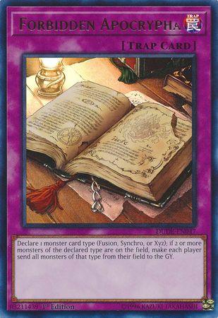 Forbidden Apocrypha [DUDE-EN047] Ultra Rare - Josh's Cards