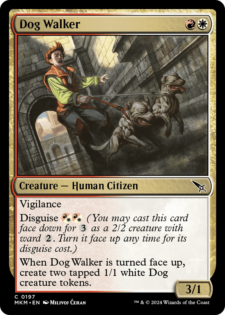 Dog Walker [Murders at Karlov Manor] - Josh's Cards