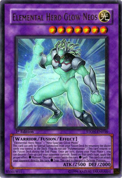 Elemental Hero Glow Neos [STON-EN036] Ultra Rare - Josh's Cards