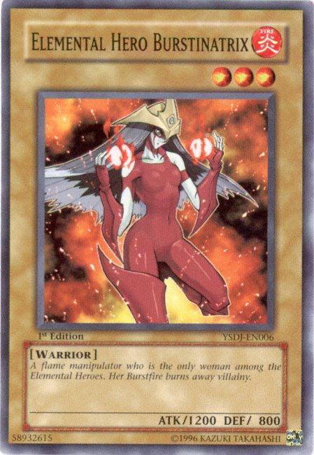 Elemental HERO Burstinatrix [YSDJ-EN006] Common - Josh's Cards