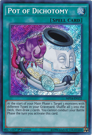 Pot of Dichotomy [MP14-EN172] Secret Rare - Josh's Cards