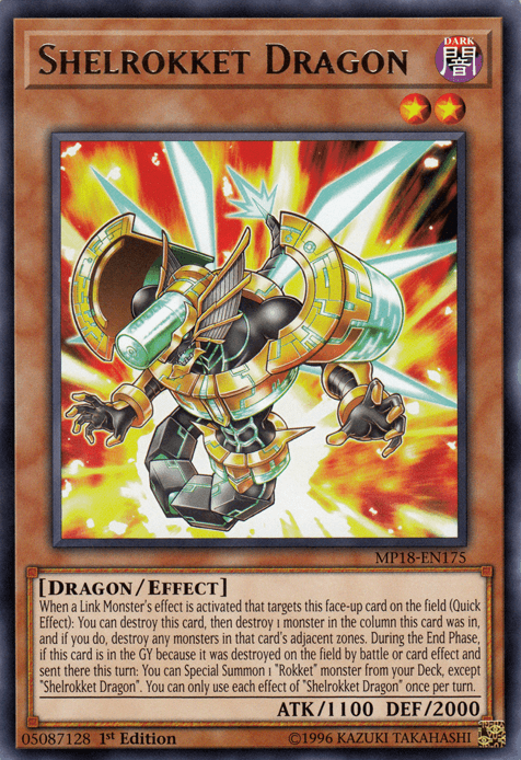 Shelrokket Dragon [MP18-EN175] Rare - Josh's Cards