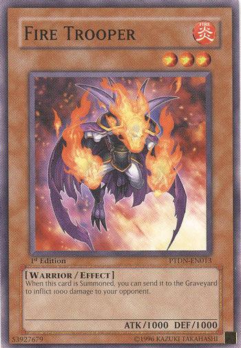 Fire Trooper [PTDN-EN013] Common - Josh's Cards