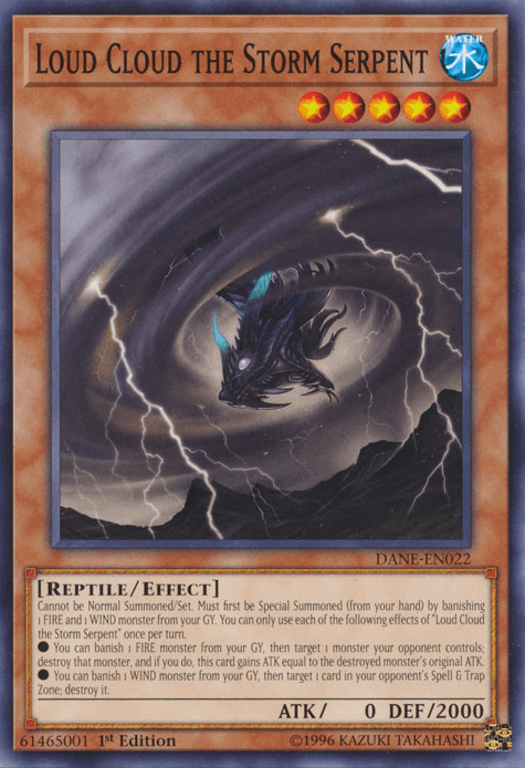 Loud Cloud the Storm Serpent [DANE-EN022] Common - Josh's Cards