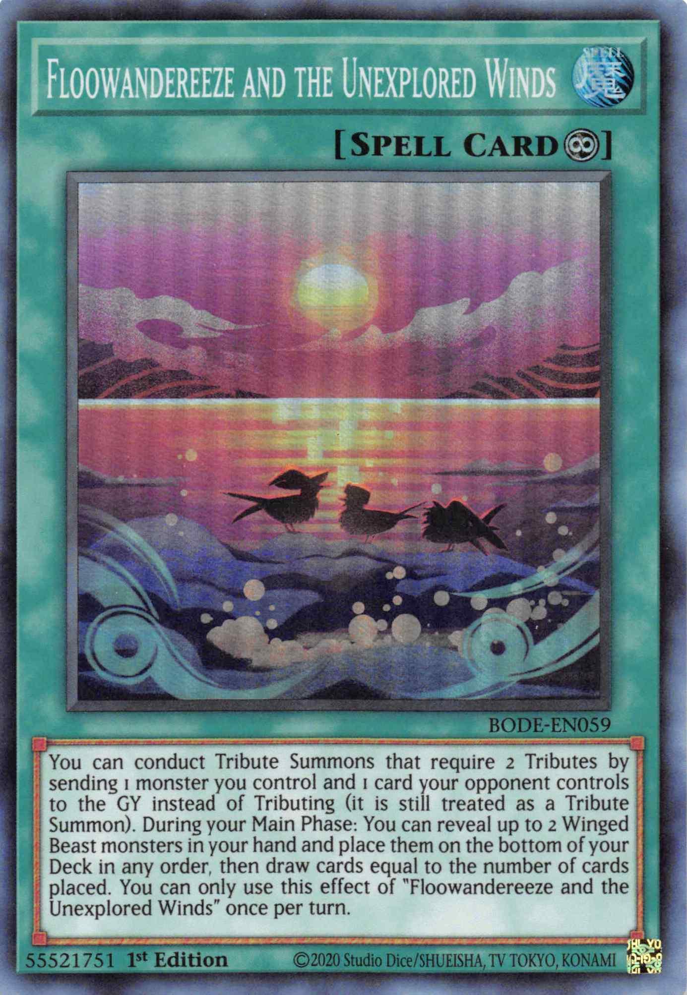 Floowandereeze and the Unexplored Wind [BODE-EN059] Super Rare - Josh's Cards